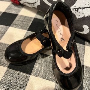 Capezio TeleTone Tap shoes size 8.5 Toddler Girls